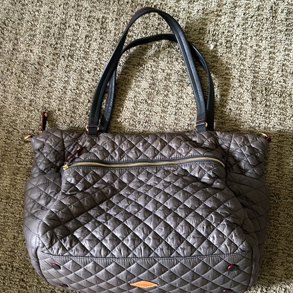 MC Wallace Crosby large grey quilted
14x12 - Picture 2 of 4